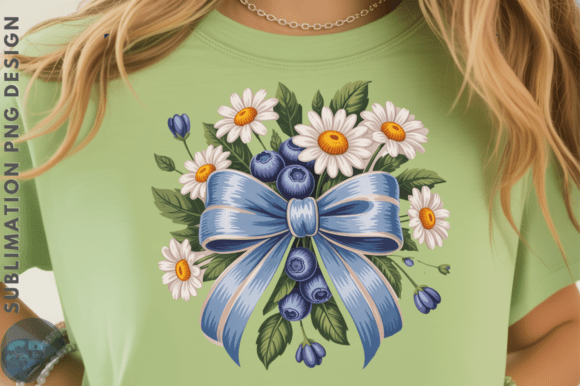 Blue Bow with Daisies Blueberries PNG: A Guide to Smart Digital Design Choices