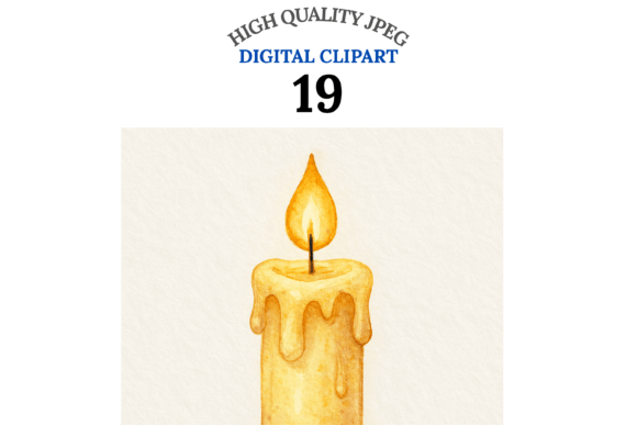 Candle Clipart Set: Elevate Your Creative Projects with Cozy, High-Quality Illustrations