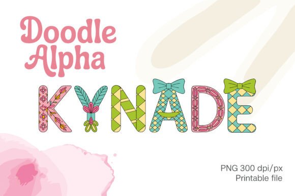 Colorful Doodle Name Alpha Design: A Creative Guide to Playful Typography