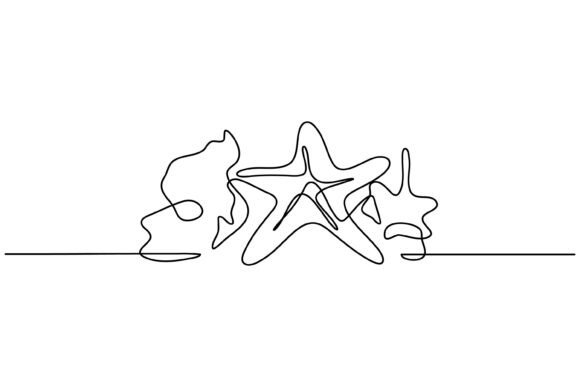 Continuous Line Design of Star Fish: Strategic Visual Clarity for Modern Branding