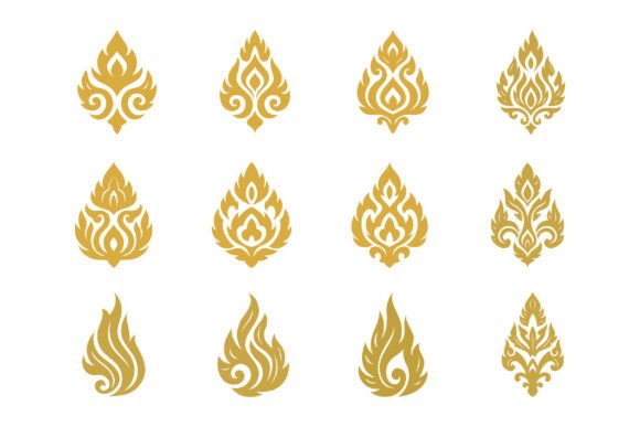 Elegant Golden Thai Floral Ornaments: A Guide to Traditional Design and Modern Application