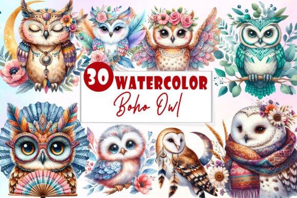 Elevating Creative Assets: The Strategic Value of Boho Owl Sublimation Clipart in Modern Design