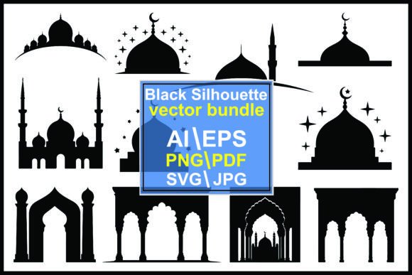 Exploring the Visual Impact of Mosque Dome and Arch Silhouettes