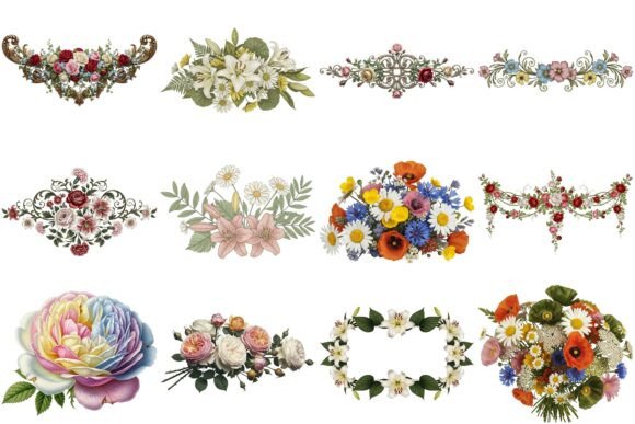 Integrating the 90 Vintage Flowers Sublimation Bundle into Your Creative Workflow