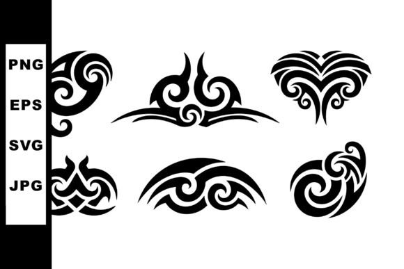 Mastering Abstract Tribal Tattoo Designs with Black Swirling Patterns