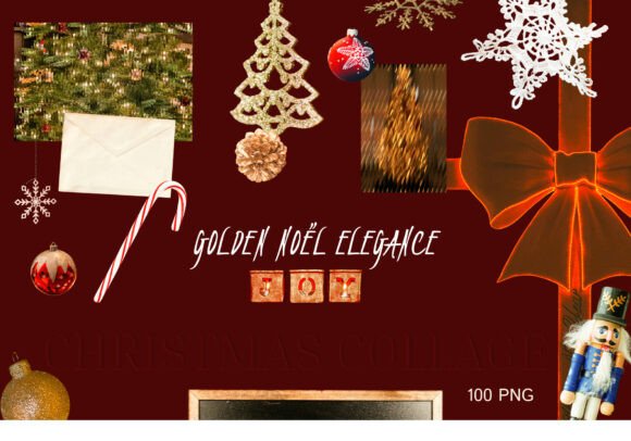 Mastering Luxury Holiday Design with the Golden Noël Elegance PNG Collection