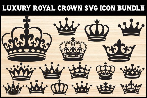 Mastering the Royal Crown Icon Silhouette Bundle for Professional Design Projects