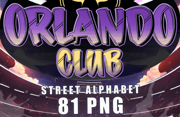 Orlando Soccer Alphabet: 81 PNG Pack