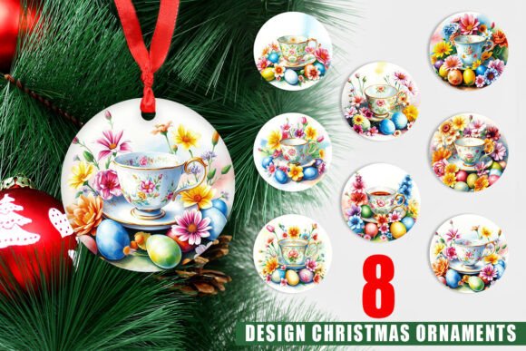 Strategic Design Integration: Leveraging Ornament Tea Cup Easter Eggs for Year-Round Branding