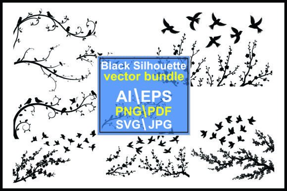 The Art of Contrast: Mastering Black and White Bird Silhouettes in Design
