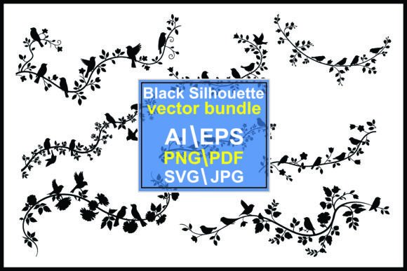 Understanding the Visual Impact of Silhouettes of Birds on Branches Leaves in Modern Design