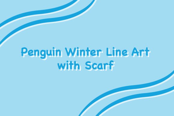 Unlocking Creative Potential: The Versatility of Penguin Winter Line Art with Scarf