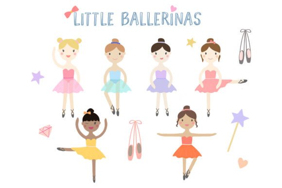 Unlocking Creative Potential with Little Ballerinas Clip Art